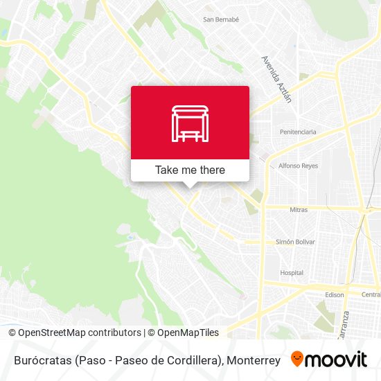 Burócratas (Paso - Paseo de Cordillera) map