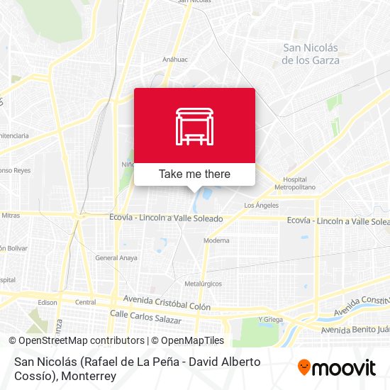 Mapa de San Nicolás (Rafael de La Peña - David Alberto Cossío)
