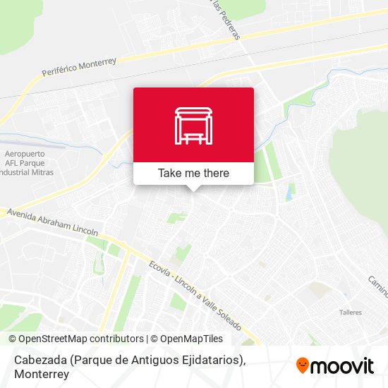Mapa de Cabezada (Parque de Antiguos Ejidatarios)