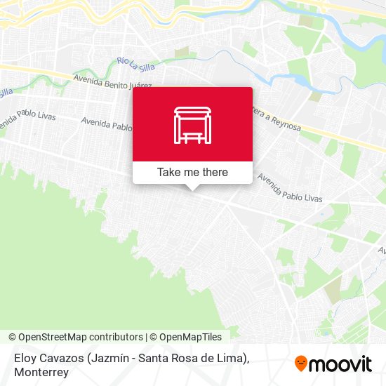 Mapa de Eloy Cavazos (Jazmín - Santa Rosa de Lima)