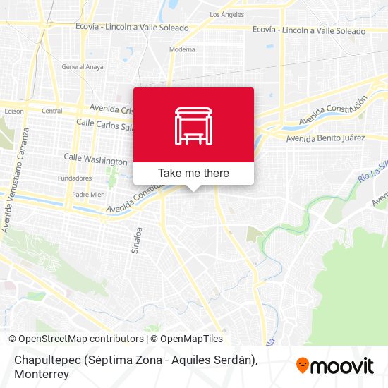Chapultepec (Séptima Zona - Aquiles Serdán) map