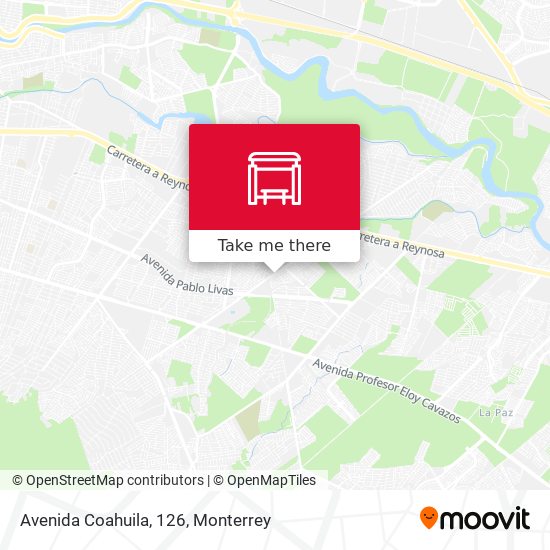 Mapa de Avenida Coahuila, 126