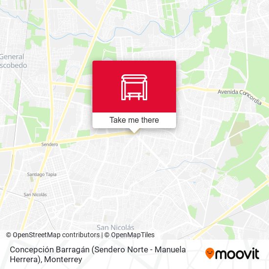 Concepción Barragán (Sendero Norte - Manuela Herrera) map