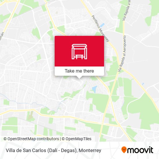 Villa de San Carlos (Dalí - Degas) map