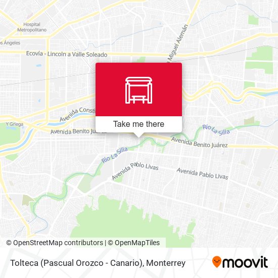Tolteca (Pascual Orozco - Canario) map