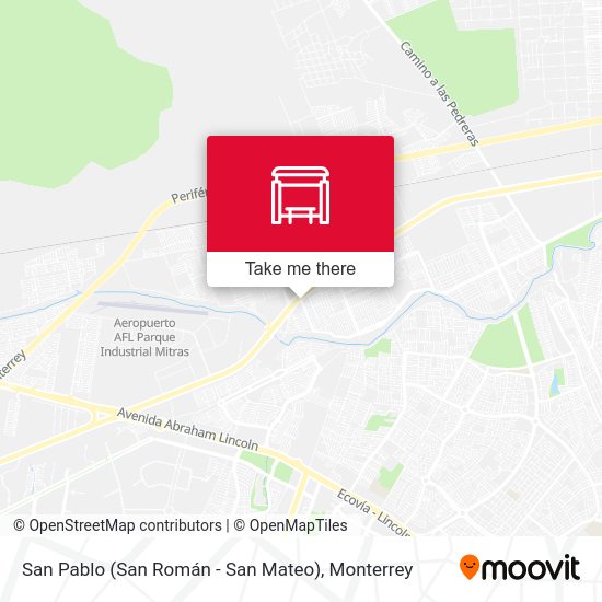 Mapa de San Pablo (San Román - San Mateo)