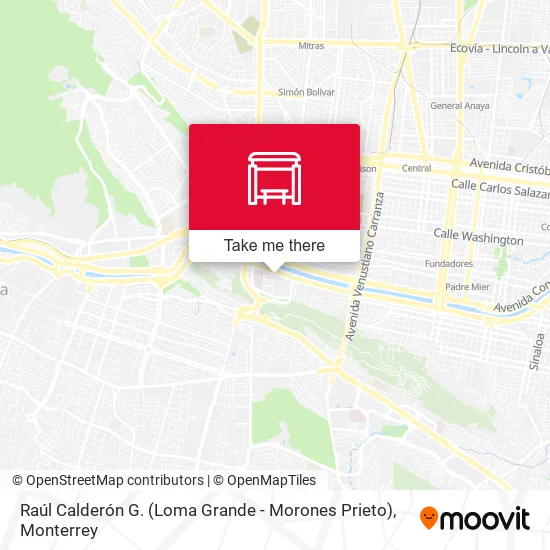 Mapa de Raúl Calderón G. (Loma Grande - Morones Prieto)