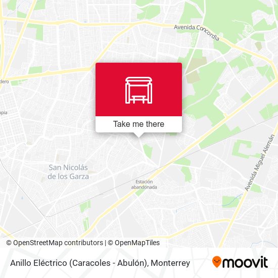 Mapa de Anillo Eléctrico (Caracoles - Abulón)