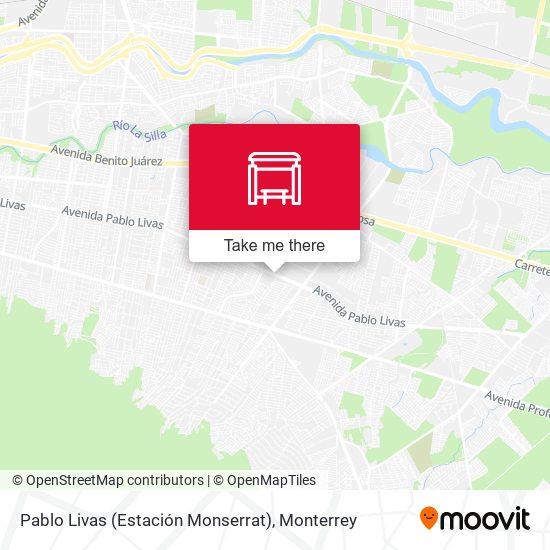 Pablo Livas (Estación Monserrat) map