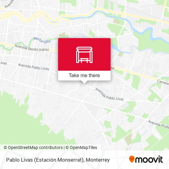 Pablo Livas (Estación Monserrat) map