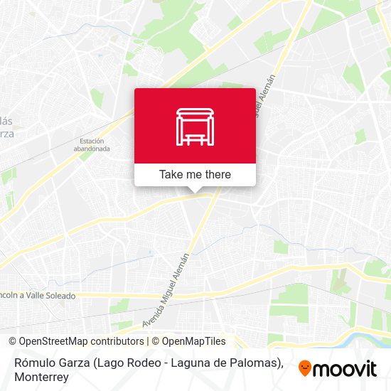 Mapa de Rómulo Garza (Lago Rodeo - Laguna de Palomas)