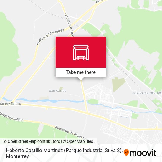 Heberto Castillo Martínez (Parque Industrial Stiva 2) map