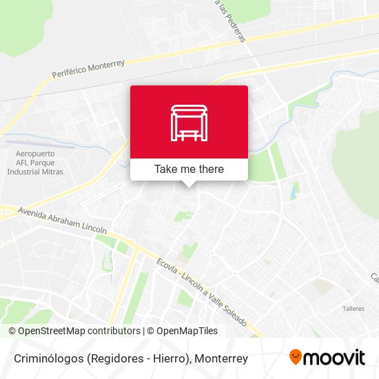 Criminólogos (Regidores - Hierro) map