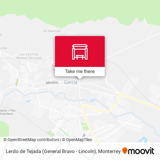 Lerdo de Tejada (General Bravo - Lincoln) map