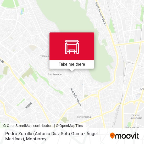 Pedro Zorrilla (Antonio Díaz Soto Gama - Ángel Martínez) map