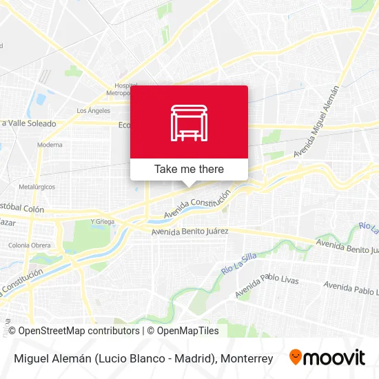 Mapa de Miguel Alemán (Lucio Blanco - Madrid)
