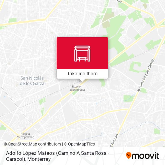Adolfo López Mateos (Camino A Santa Rosa - Caracol) map