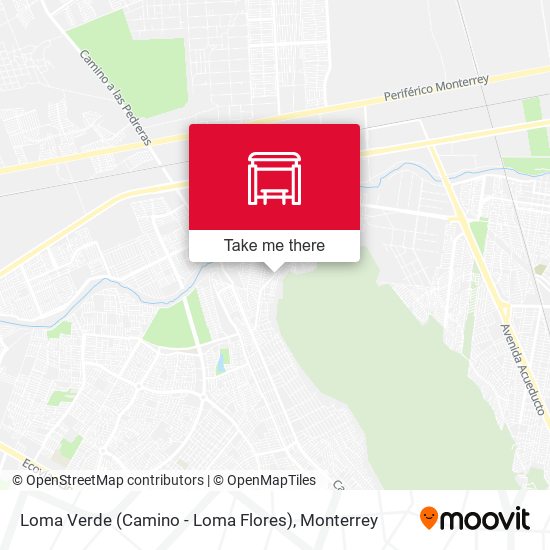 Loma Verde (Camino - Loma Flores) map