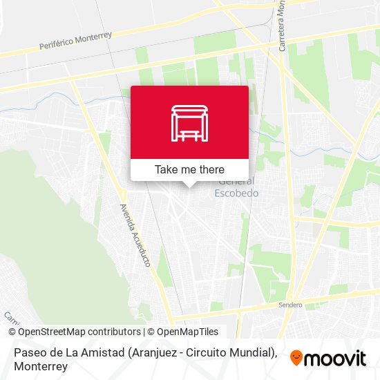 Paseo de La Amistad (Aranjuez - Circuito Mundial) map