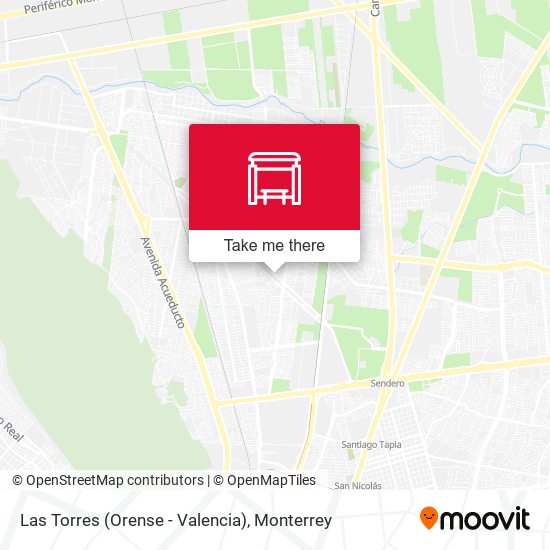 Las Torres (Orense - Valencia) map