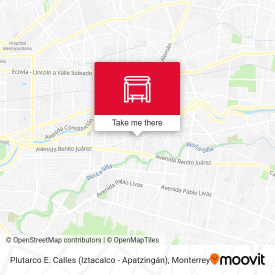 Plutarco E. Calles (Iztacalco - Apatzingán) map