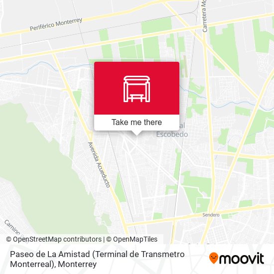 Paseo de La Amistad (Terminal de Transmetro Monterreal) map