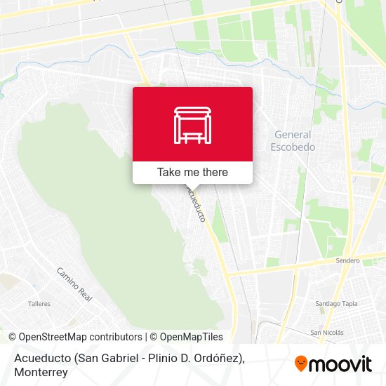 Mapa de Acueducto (San Gabriel - Plinio D. Ordóñez)