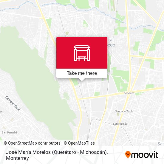 José María Morelos (Querétaro - Michoacán) map