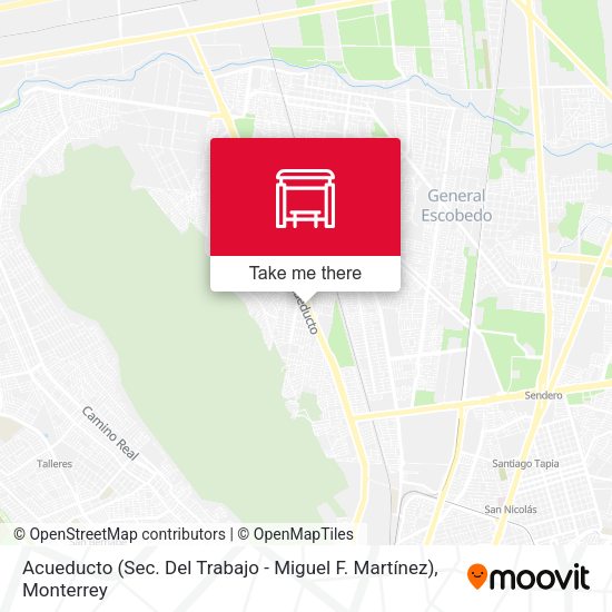 Acueducto (Sec. Del Trabajo - Miguel F. Martínez) map