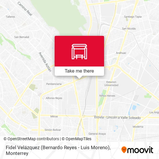 Mapa de Fidel Velázquez (Bernardo Reyes - Luis Moreno)