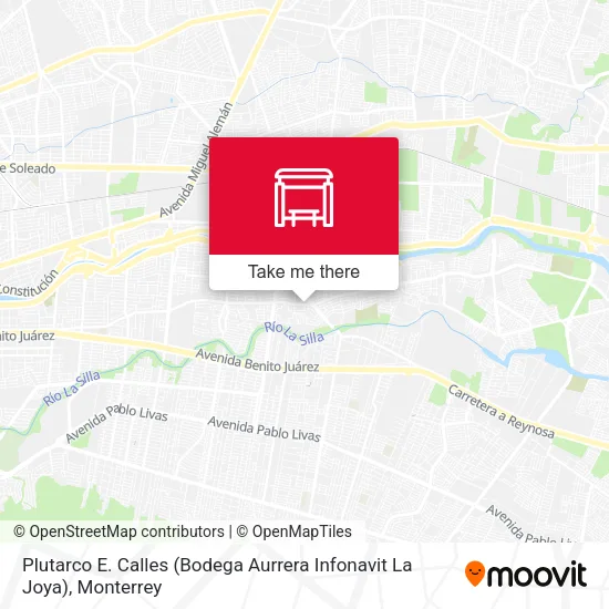 Plutarco E. Calles (Bodega Aurrera Infonavit La Joya) map