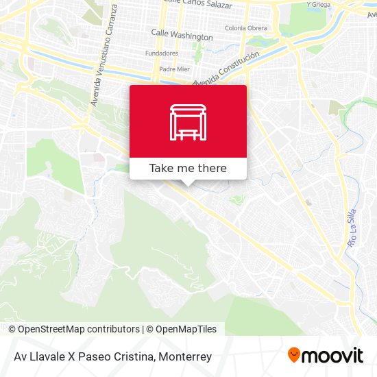 Av Llavale X Paseo Cristina map