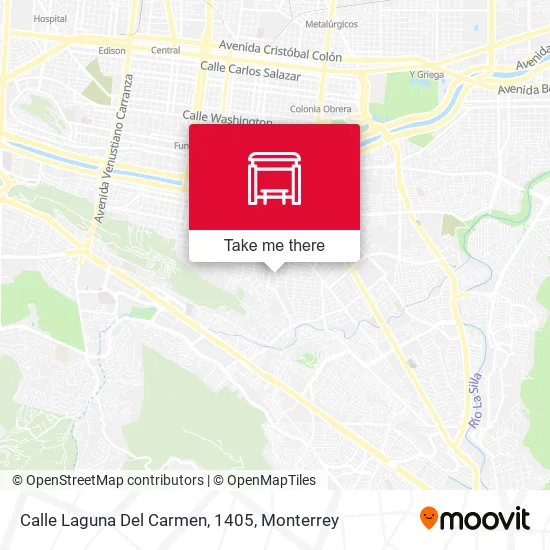 Calle Laguna Del Carmen, 1405 map
