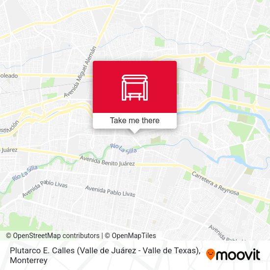 Plutarco E. Calles (Valle de Juárez - Valle de Texas) map