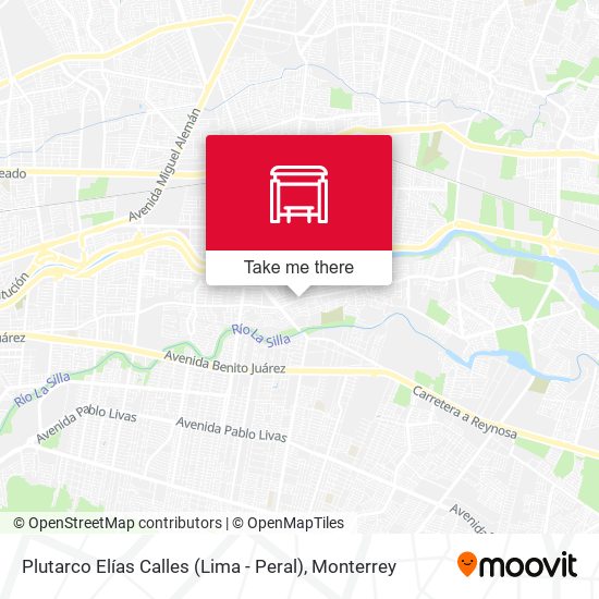 Plutarco Elías Calles (Lima - Peral) map