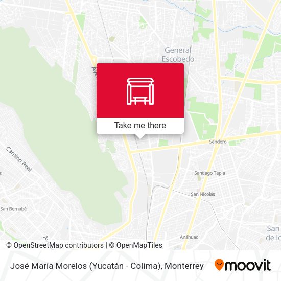 José María Morelos (Yucatán - Colima) map