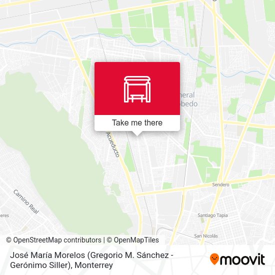 José María Morelos (Gregorio M. Sánchez - Gerónimo Siller) map