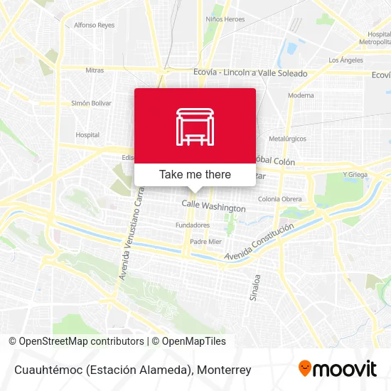 Cuauhtémoc (Estación Alameda) map