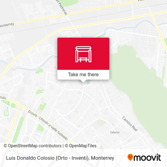 Luis Donaldo Colosio (Orto - Inventi) map