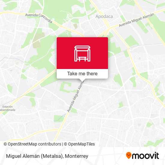 Mapa de Miguel Alemán (Metalsa)
