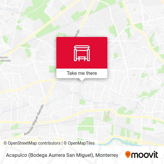 Mapa de Acapulco (Bodega Aurrera San Miguel)