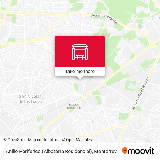 Anillo Periférico (Albaterra Residencial) map