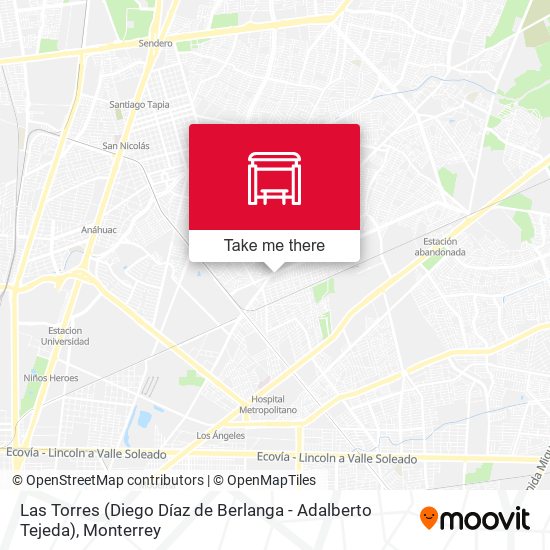 Las Torres (Diego Díaz de Berlanga - Adalberto Tejeda) map