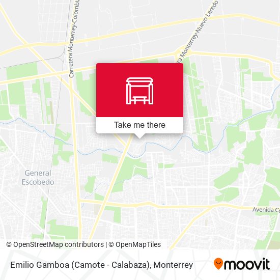 Emilio Gamboa (Camote - Calabaza) map