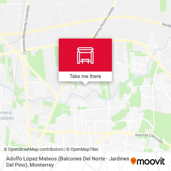 Adolfo López Mateos (Balcones Del Norte - Jardines Del Pino) map