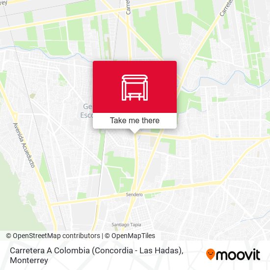 Carretera A Colombia (Concordia - Las Hadas) map