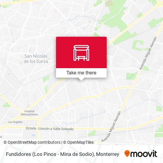 Fundidores (Los Pinos - Mina de Sodio) map