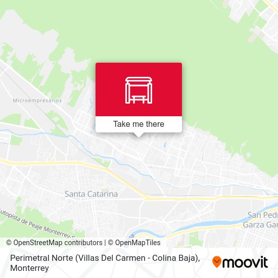 Perimetral Norte (Villas Del Carmen - Colina Baja) map