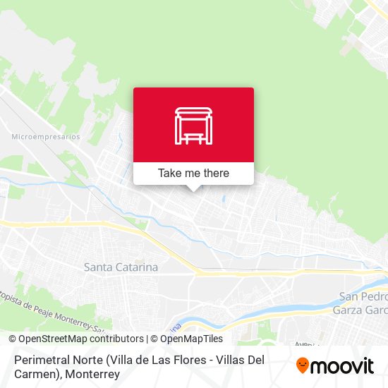 Perimetral Norte (Villa de Las Flores - Villas Del Carmen) map