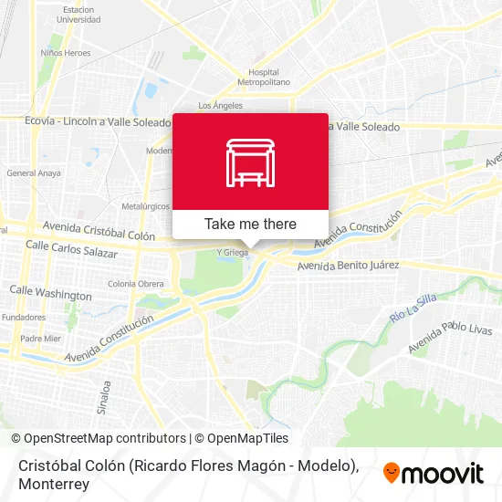 Mapa de Cristóbal Colón (Ricardo Flores Magón - Modelo)